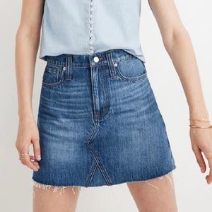 Madewell Denim Mini Skirt